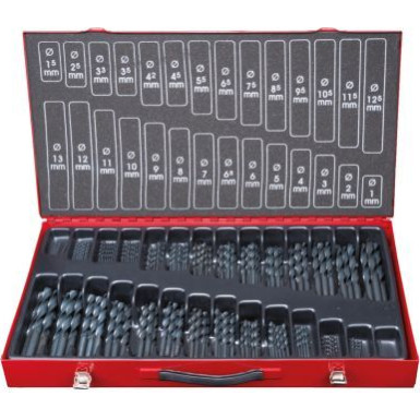 KS TOOLS HSS-R Schraubenbohrer-Set, 230-teilig, 1-13 mm 330.1650 KS TOOLS HSS-R Schraubenbohrer-Set, 230-teilig, 1-13 mm 330.1650