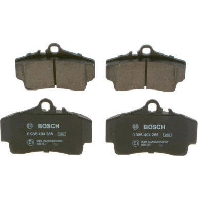 Bremsklötze PORSCHE Boxster,911,Cayman 0 986 494 265