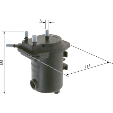 Kraftstofffilter RENAULT Megane 0 450 907 012