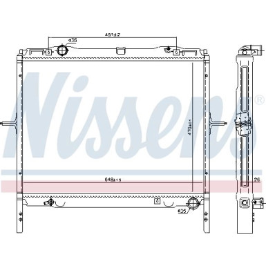 Wasserkühler PKW 66779 Wasserkühler PKW 66779