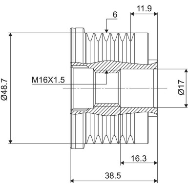 VALEO Freilauf 588029 VALEO NEW SPARE PART VALEO Freilauf 588029 VALEO NEW SPARE PART