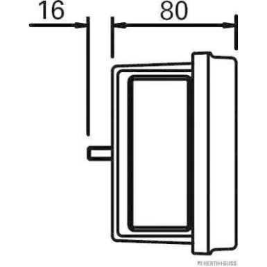 Herth + Buss Elparts Rücklicht 83830014