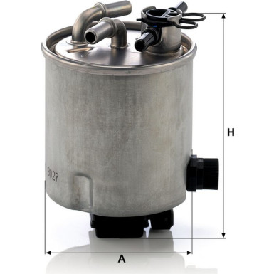 Mann & Hummel Kraftstofffilter PKW NISSAN,RENAULT 2,0 dCi 07 WK 9027