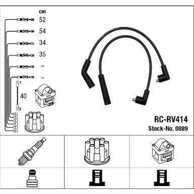 Zündleitungssatz RC-RV414