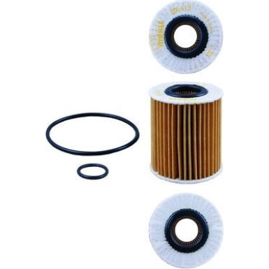 MAHLE Ölfilter OX 413D1 MAHLE Ölfilter OX 413D1