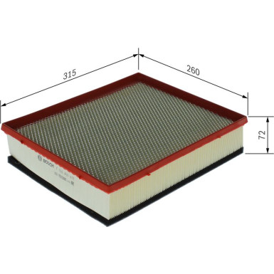 Luftfilter Diverse F 026 400 609