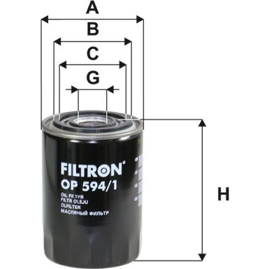 FILTRON Ölfilter OP594/1 FILTRON Ölfilter OP594/1