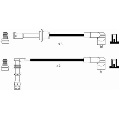RC-AR917 NGK - Zündkabelsatz ALFA Spider 95-05 7312