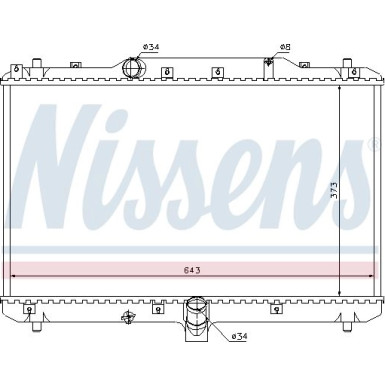 Wasserkühler PKW 64198 Wasserkühler PKW 64198