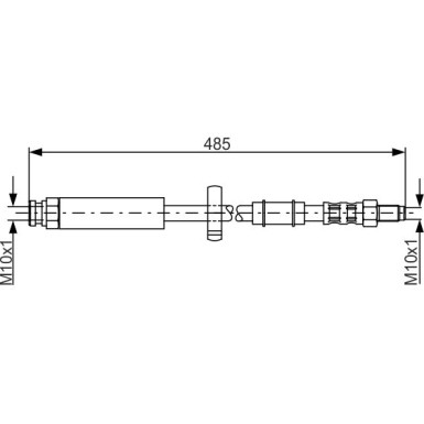 Bremsschlauch FIAT 1987481063