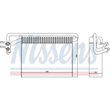 Verdampfer PKW BMW E46 98 92177 Verdampfer PKW BMW E46 98 92177