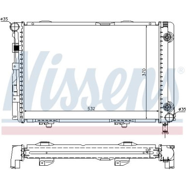 Wasserkühler PKW 62557A Wasserkühler PKW 62557A