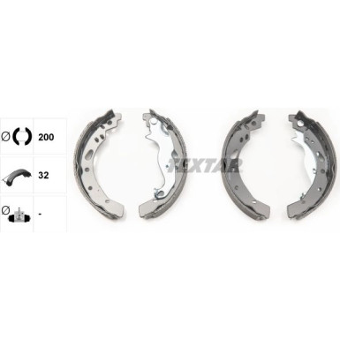 Bremsbacken Mazda 2 07 91072100 Bremsbacken Mazda 2 07 91072100