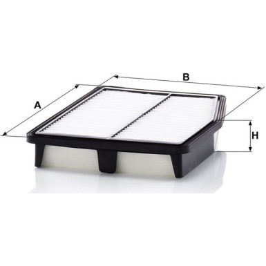 Mann & Hummel Luftfilter PKW KIA Optima 10 C 27 042