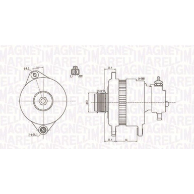 MAGNETI MARELLI Generator 063731900010 MAGNETI MARELLI Generator 063731900010