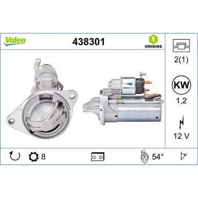 Anlasser 438301 Anlasser 438301