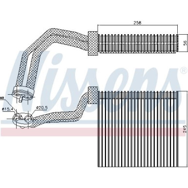 Verdampfer PKW 92293