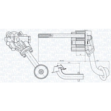 MAGNETI MARELLI Ölpumpe 351516000065 MAGNETI MARELLI Ölpumpe 351516000065