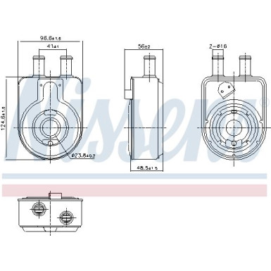 Ölkühler Motoröl Kühler ÖL 91448 Ölkühler Motoröl Kühler ÖL 91448
