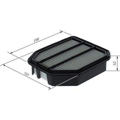 Luftfiltereinsatz F 026 400 711