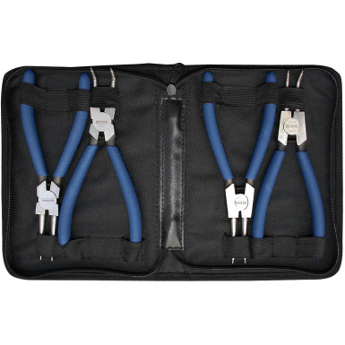 SW-Stahl Seegeringzangensatz 4 tlg 180 mm lang, im Etui 41405L SW-Stahl Seegeringzangensatz 4 tlg 180 mm lang, im Etui 41405L