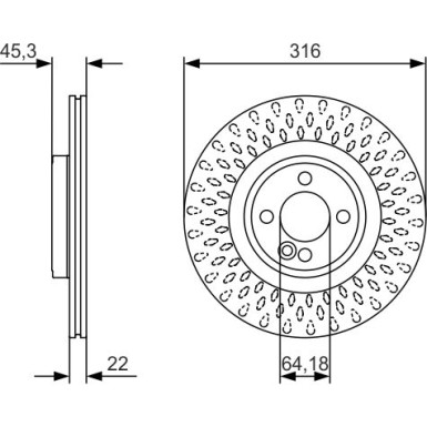 Bremsscheibe 0 986 479 A07 Bremsscheibe 0 986 479 A07