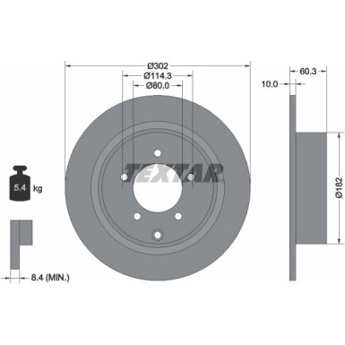 Bremsscheibe Jeep T. Compass/Patriot 06-/Dodge 92177303 Bremsscheibe Jeep T. Compass/Patriot 06-/Dodge 92177303