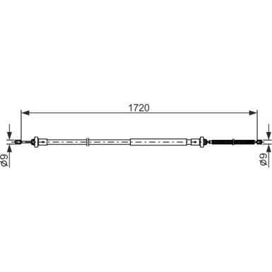 Handbremsseil DACIA Logan 12 1987482831 Handbremsseil DACIA Logan 12 1987482831