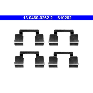 ATE Zubehör, Bremsbeläge 13.0460-0262.2 ATE Zubehör, Bremsbeläge 13.0460-0262.2