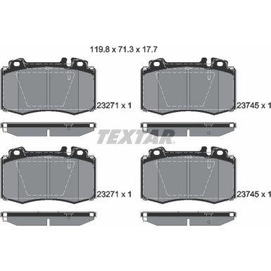 Bremsbelagsatz Db P. W211 02- 320-500/Cls Q+ 2374502