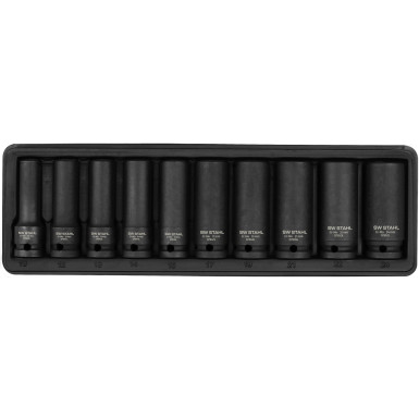SW-Stahl Impact-Einsätze, lang, 10 tlg 1/2Z, 10 - 24 mm 07960L SW-Stahl Impact-Einsätze, lang, 10 tlg 1/2Z, 10 - 24 mm 07960L
