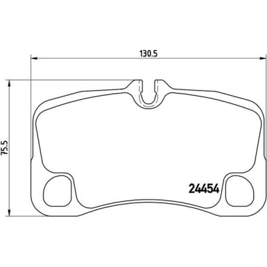BREMBO Bremsklötze HA PORSCHE 911 04-12 PRIME LINE P 65 013
