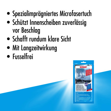 Sonax KlarSicht Microfaser Tuch Stk 04212000 Sonax KlarSicht Microfaser Tuch Stk 04212000