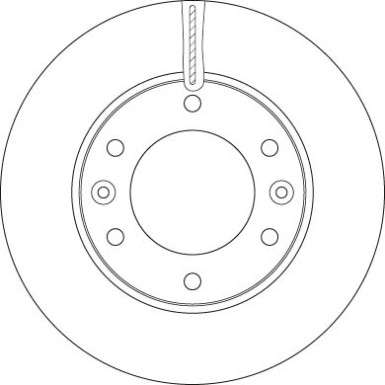 80 481 034 Bremsscheibe VA DF6446 80 481 034 Bremsscheibe VA DF6446