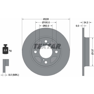 Bremsscheibe 92303603