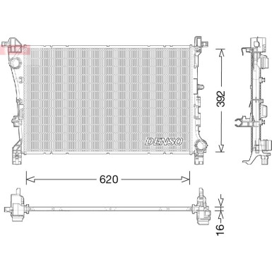 DENSO Motorkühler DRM09046 DENSO Motorkühler DRM09046