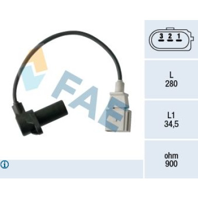 FAE Impulsgeber, Kurbelwelle 79479 FAE Impulsgeber, Kurbelwelle 79479