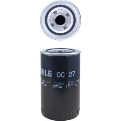 MAHLE Ölfilter OC 27 MAHLE Ölfilter OC 27