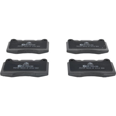 Bremsbelagsatz Renault P. Megane 2.0 08 13.0460-4804.2 Bremsbelagsatz Renault P. Megane 2.0 08 13.0460-4804.2