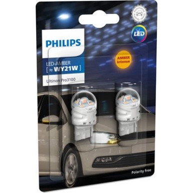 LED WY21W 12V 2,15W WX3x16d Ultinon Pro 3100 2 Stück Philips Ultinon Pro3100 LED-SI 11071AU31B2