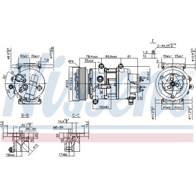 Kompressor PKW Citroen C4 1.6-2.0 HDI 04 FIRST FIT 89201