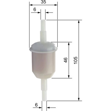 Kraftstofffilter CITROEN,FIAT,PEUGEOT,MAZDA 0 450 904 058