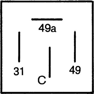 HELLA Blinkgeber 4DB 001 887-041 HELLA Blinkgeber 4DB 001 887-041