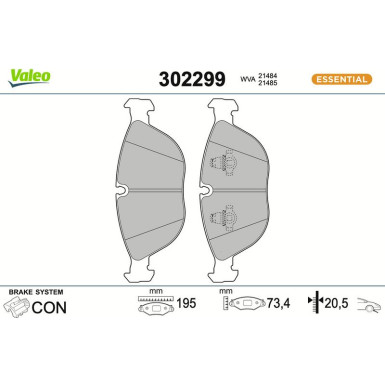 VALEO Hebel 182056 VALEO Hebel 182056