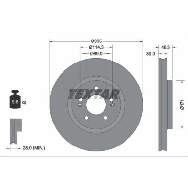 Bremsscheibe 92337103 Bremsscheibe 92337103