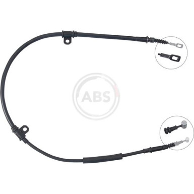 A.B.S. Handbremsseil Seilzug Festellbremse K17519 A.B.S. Handbremsseil Seilzug Festellbremse K17519