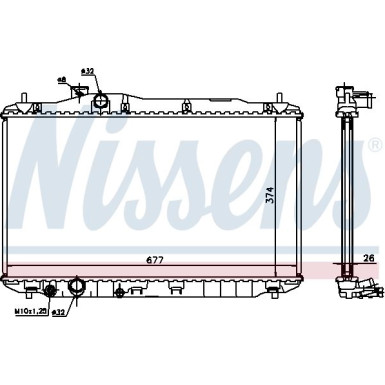 Wasserkühler PKW HONDA CIVIC 1.4-1.8 05 FIRST FIT 68134A