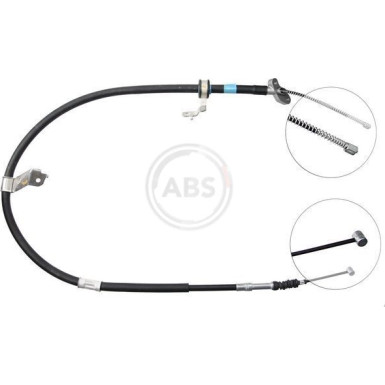 A.B.S. Handbremsseil Seilzug Festellbremse K19337 A.B.S. Handbremsseil Seilzug Festellbremse K19337