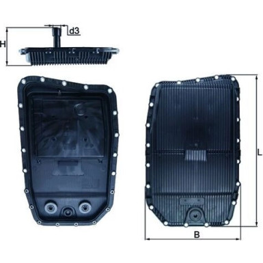 MAHLE Ölwanne, Automatikgetriebe HX 152 MAHLE Ölwanne, Automatikgetriebe HX 152