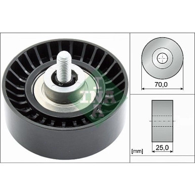 Umlenk-/Führungsrolle, Keilrippenriemen 532 0655 10 Umlenk-/Führungsrolle, Keilrippenriemen 532 0655 10